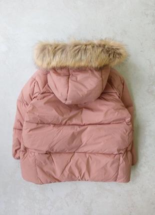 Куртка пуховик курточка для дівчинки зара zara 104 1109 фото