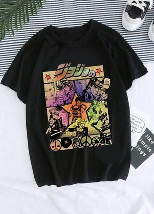 Футболка аниме «невероятные приключения джоджо»