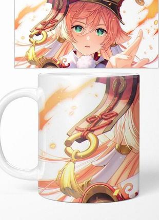 Кружка аниме «genshin impact. геншин». аниме чашка