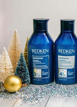 На розлив redken extreme відновлювальний шампунь, кондиціонер зміцнення волосся від ламкості3 фото