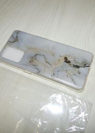 Чехол для oppo a74 4g мрамор