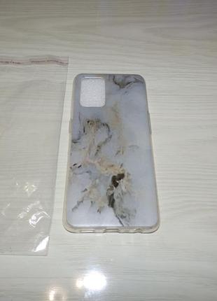 Чехол для oppo a74 4g мрамор 2