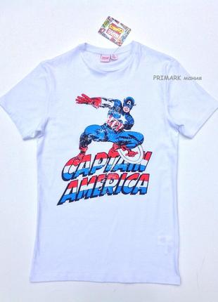 Чоловіча футболка з принтом "капітан америка"  primark