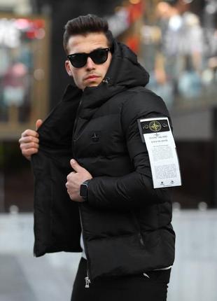 Пуховик зимовий stone island