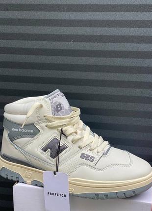 Кросівки високі нью баланс 650 демісезонні New Balance 237 Sportschuhe white grey, кроссовки нью баланс демисезонные высокие2 фото