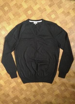Вовняний светр джемпер із вовни напіввовна jeff banks 🍁 м - 48р3 фото