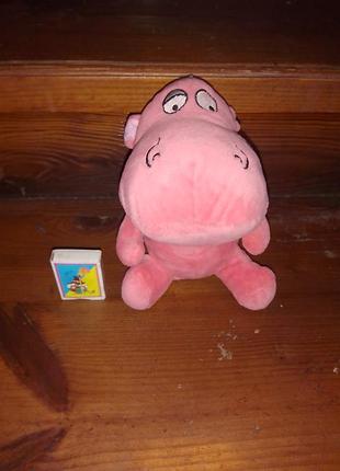 М'яка іграшка бегемот підвіска присоска