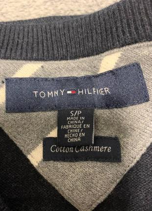 Свитер кофта кардиган пуловер реглан джемпер гольф мужской tommy hilfiger кашемировый6 фото