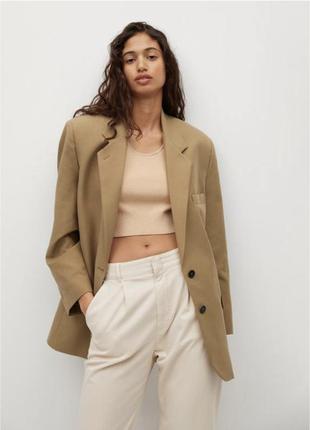 Двобортний піджак блейзер жакет mango в стилі нова колекція zara