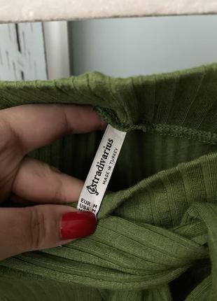 Кюлоти, брюки в рубчик stradivarius 5