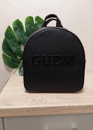 Черный рюкзак-трансформер кроссбоди guess оригинал5 фото