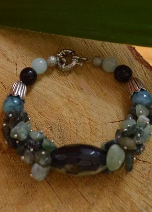 Браслет жорсткий агатів 'карпати'