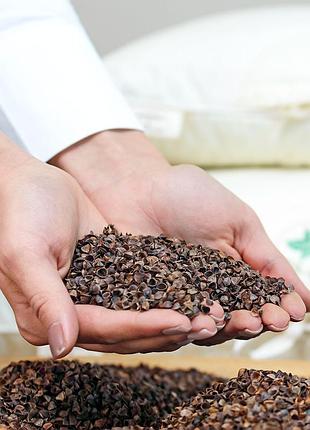 Подушка aromavita з гречаною лузгою тм ideia 40*60 см10 фото