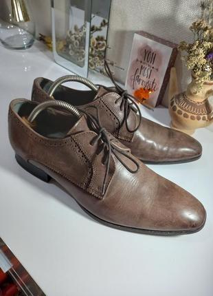 Фірмові чоловічі італійські туфлі roberto durville2 фото