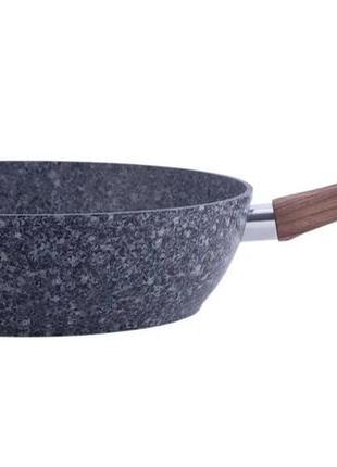 Сотейник kamille km-4168 32см з антипригарним покриттям ptfe з алюмінію для індукції і газу