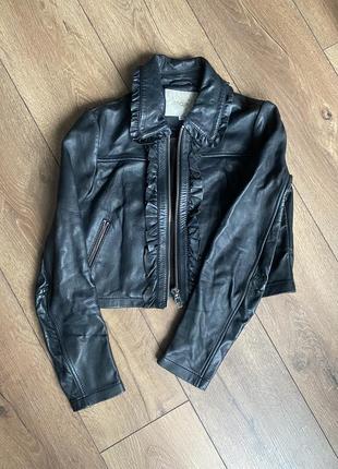 Шкіряна куртка maje