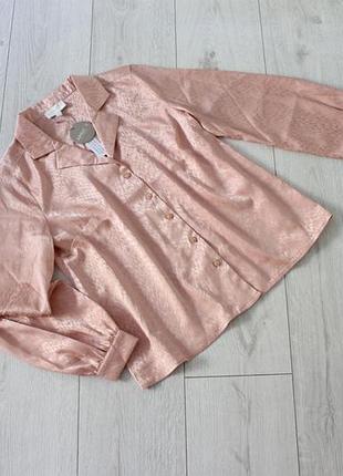 Блуза с длинными рукавами apricot