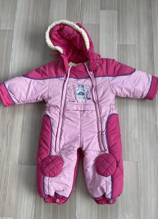 Комбінезон на дівчинку дуже теплий