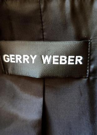 Чорное новое кашемировое пальто премиального бренда gerry weber в европейском размере 389 фото