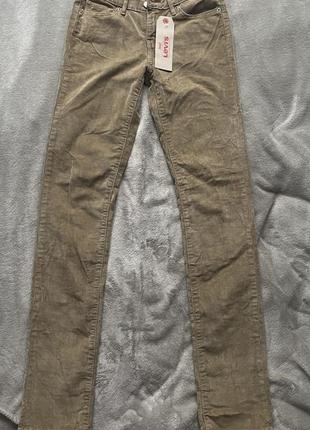 Вельветові штани levi's 712 slim