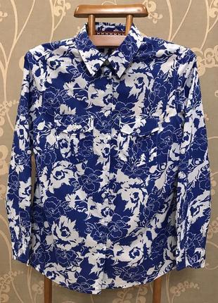 Нереально красивая и стильная брендовая рубашка..100% коттон.