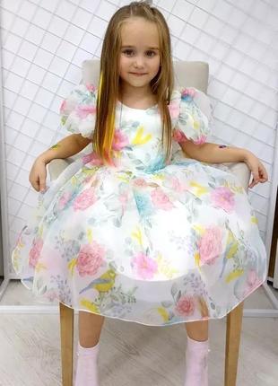 Сукня святкова квіткова 8