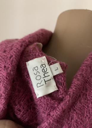 Легкая ажурная жилетка безрукавка удлиненная туника свитер без рукавов5 фото