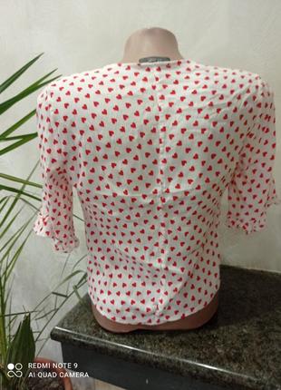 Класна ніжна блуза сорочкп від zara2 фото