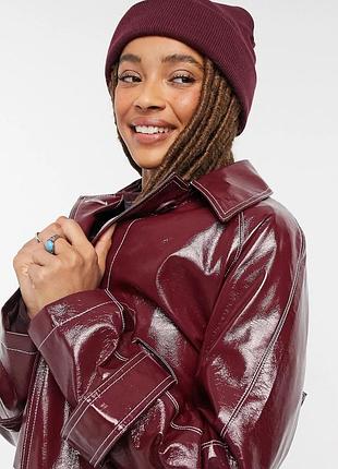 Шерстяная бини шапка