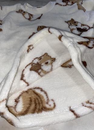 Піжама махрова, тепла дитяча піжама, зимова піжама3 фото