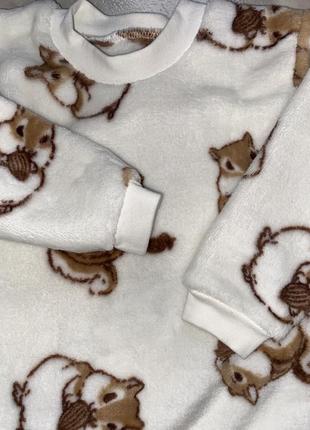 Піжама махрова, тепла дитяча піжама, зимова піжама5 фото
