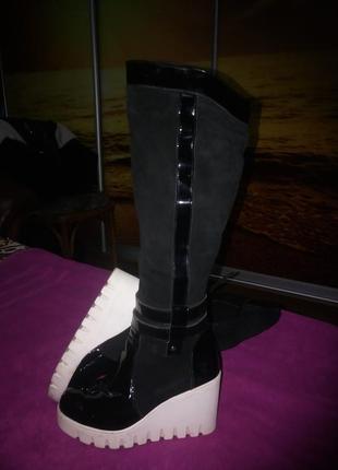 Шкіряні дуже теплі зимові чоботи