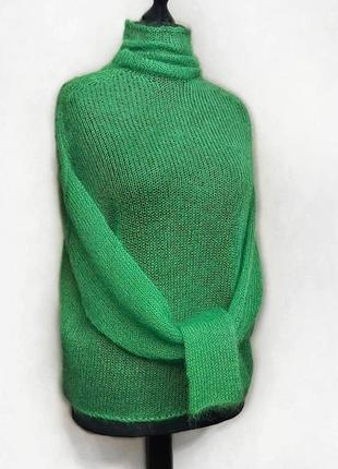 В наявності мохеровий светр кокон оверсайз італійський кідмохер на шовку багато кольорів