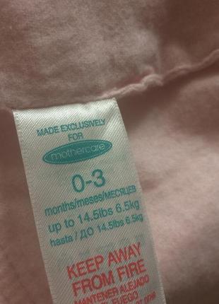 Мила рожева шапка з аплікацією на малятко mothercare4 фото