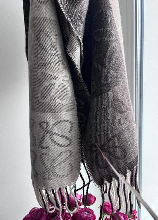 Стильный модный большой шарф палантин мягкий1 фото