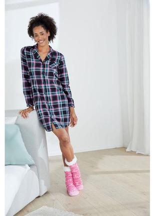 Фланелевий халат - сорочка сукня esmara німеччина