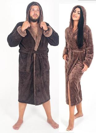 2шт халаты для пары, парный, семейный комплект, махровый халат
