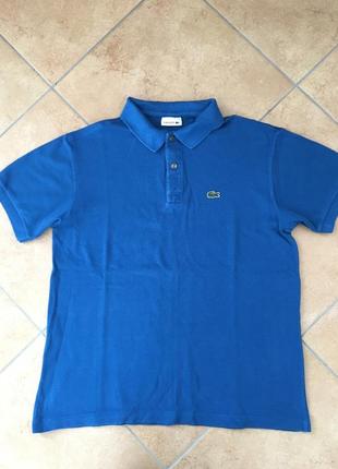 Синяя полло lacoste