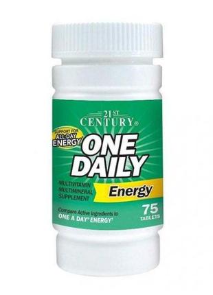 Вітаміни 21st century one daily energy 75 таблеток