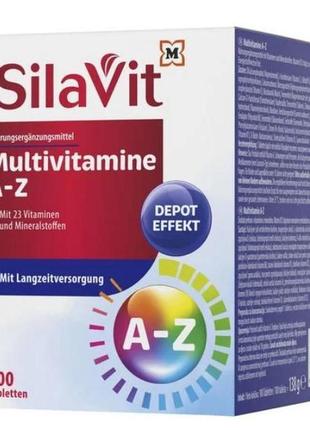 Вітаміни silavit multivitamine a-z 100 таблеток1 фото