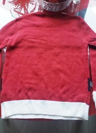 Primark мужской красный новогодний свитер s 46 48 санта клауса3 фото