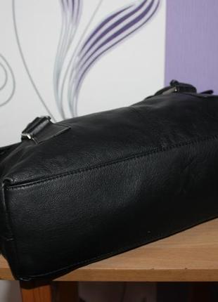 Кожаная сумка с длинными ручками ava4 фото