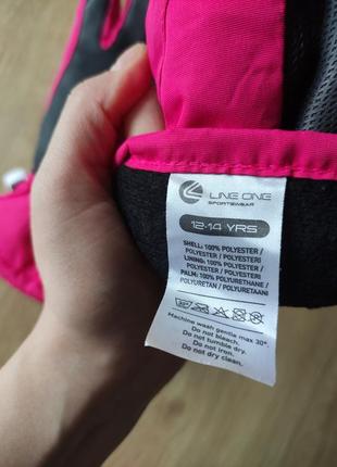 Детские термо перчатки line one, германия, размер 5, 10 лет.