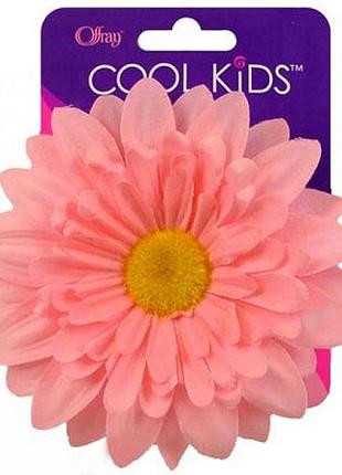 Заколка цветок светло-розовый (19099.117)