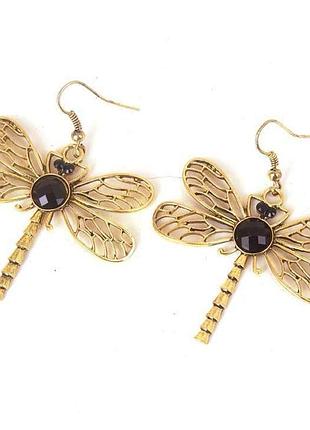 Сережки ажурні бабки