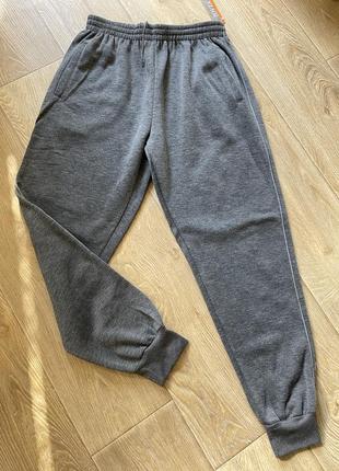 Теплі спортивні штани на манжеті, теплі чоловічі брюки фліс9 фото