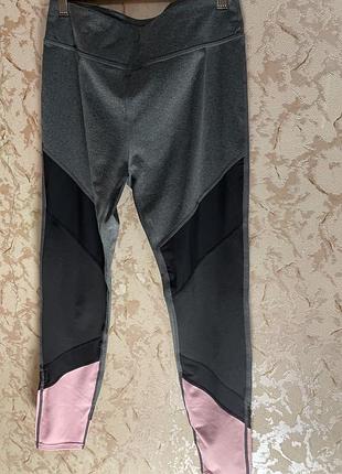 Лосины для спорта с сеткой