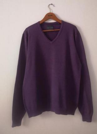 Итальянский, пуловер, свитер, angelo litrico, коттон, фиолетовый, хлопковый, коттоновый,1 фото