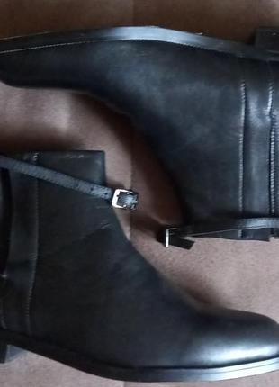 Черные кожаные полусапожки, alexander wang