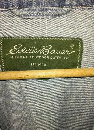 Куртка джинсова eddie bauer4 фото